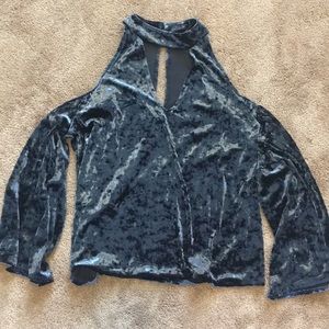 Beautiful cut off shoulders blouse